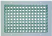ANEMOSTATY, NAWIEWNIKI, KRATKI, ZAWORY Kratki wentylacyjne Grilles Kratka wentylacyjna ścienna z dwoma rzędami kierownic Grille with double-row blades KSV-H L 125 225 325 425 525 625 825 1025 1225 H