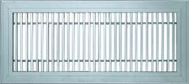 ANEMOSTATY, NAWIEWNIKI, KRATKI, ZAWORY Kratki podłogowe, Kratki wentylacyjne 45/90 Floor grilles, grilles 45/90 Kratka podłogowa Floor grille KNP L 125 225 325 425 525 625 825 1025 1225 H 125 158,00