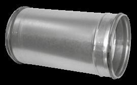 KSZTAŁTKI WENTYLACYJNE OKRĄGŁE Nyple, mufy Male couplings, female couplings Nypel teleskopowy Telescopic male coupling SNPL L 150 300 500 ød 80 49,80 69,70 97,70 100 49,80 69,70 97,70 125 51,60 72,20