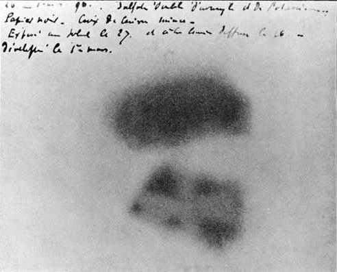 Pierwiastki radioaktywne Źródła czastek Promieniotwórczość odkrył H. Becquerel w roku 1896. Sole uranu emitowały promieniowanie, które zaciemniało płytę fotograficzna.