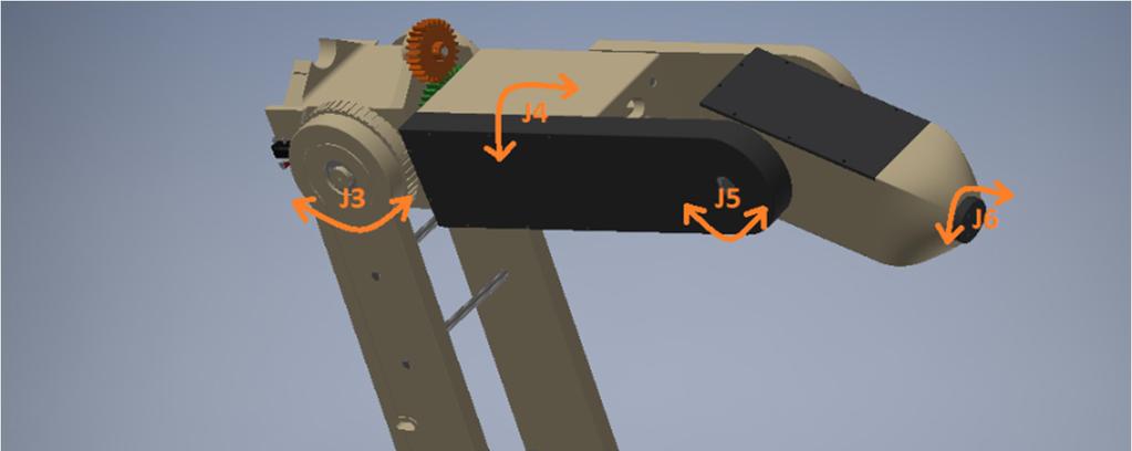 Projekt robota antropomorficznego wykonanego w