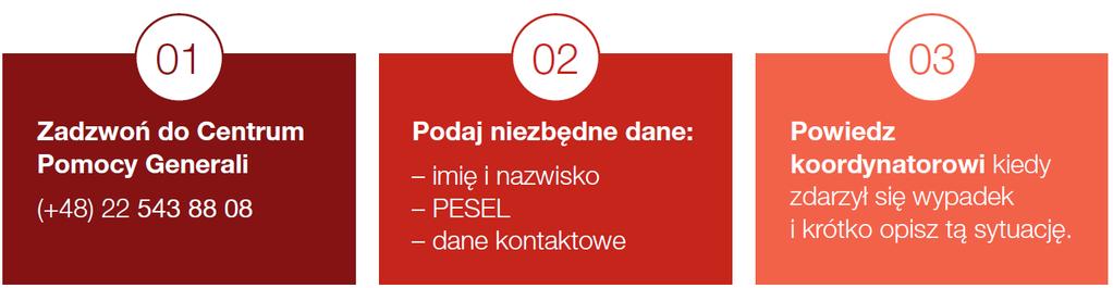 POMOC MEDYCZNA Pomoc Medyczna to pakiet usług Assistance dla Ubezpieczonych oraz ich Najbliższych W przypadku wykupienia pakietu jedynie przez Pracownika bądź byłego