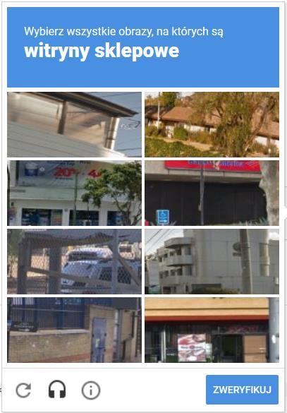 15. Najczęściej zadawane pytania 63 Rys. 84. Zabezpieczenie recaptcha w wersji ukrytej.