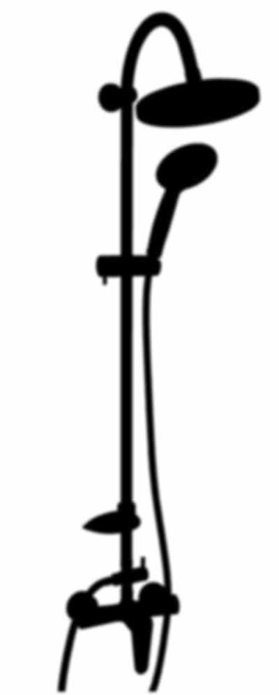 ŚR. DESZCZOWNICY 20 CM, CHROM SŁUCHAWKA