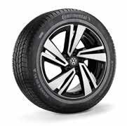 Auckland Nevada Touran MQB 16" Corvara 6,5J x 16 ET 48 Continental WinterContact TS 830 P Seal 205/60 R16 96H XL Cena: 1339 zł Nr kat: 5TA073226A 8Z8 Touran MQB 17" Salvador 6,5J x 17 ET 52
