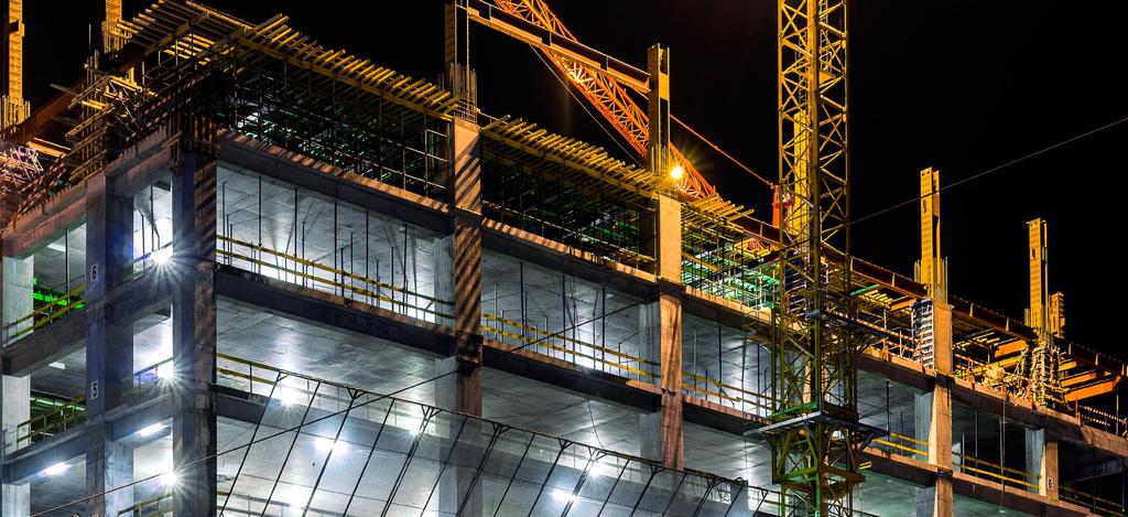 Tymczasowe oświetlenie miejsc pracy Place budowy Tytan led workplace Bezpieczeństwo pracy to jeden z