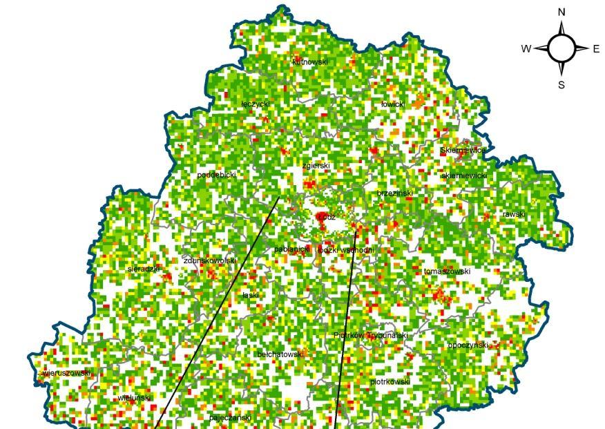 2.7.2.2. Emisja powierzchniowa Mapa 7.