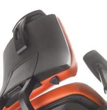 Depth adjustable lumbar support.