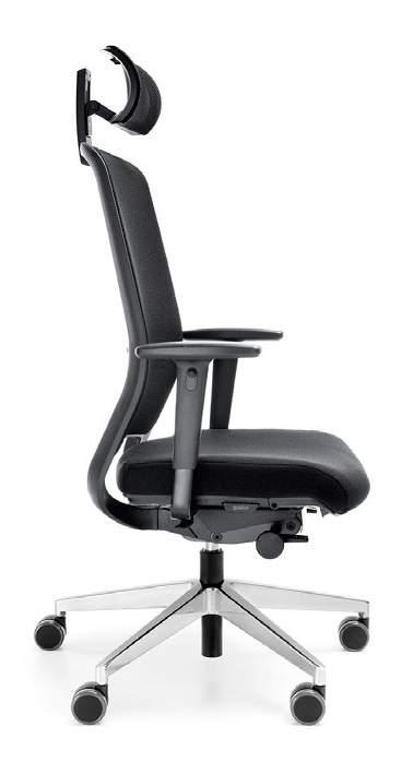 Multi-adjustable lumbar support.