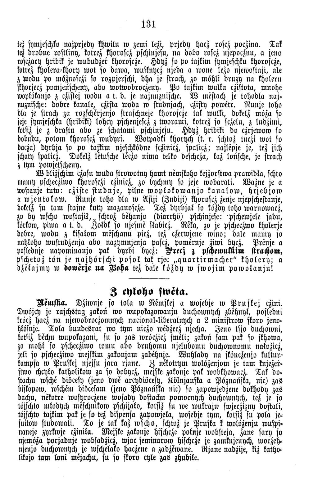 131 tez symjeschko n a jp rje d y khw ilu w zemi legt, p rjed y hacz roscz poczina.
