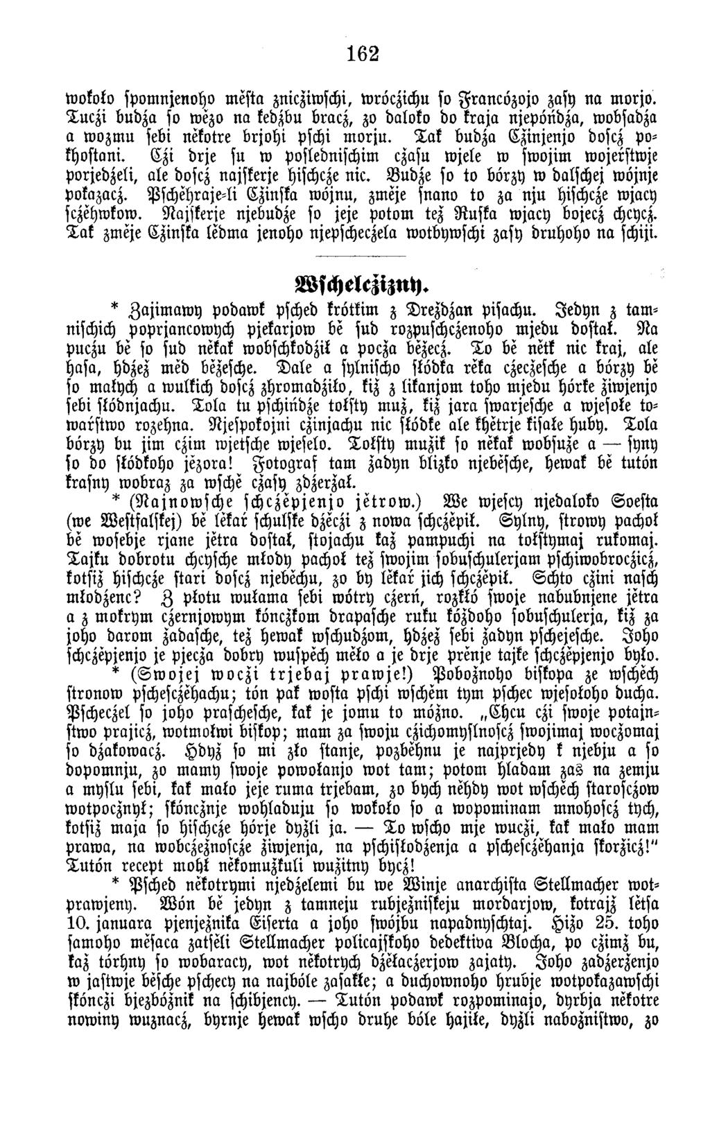 162 wokoto spom njenoho m esta znicziwschi, w röczichu so F ra n c ö z o jo zasy n a m orjo.