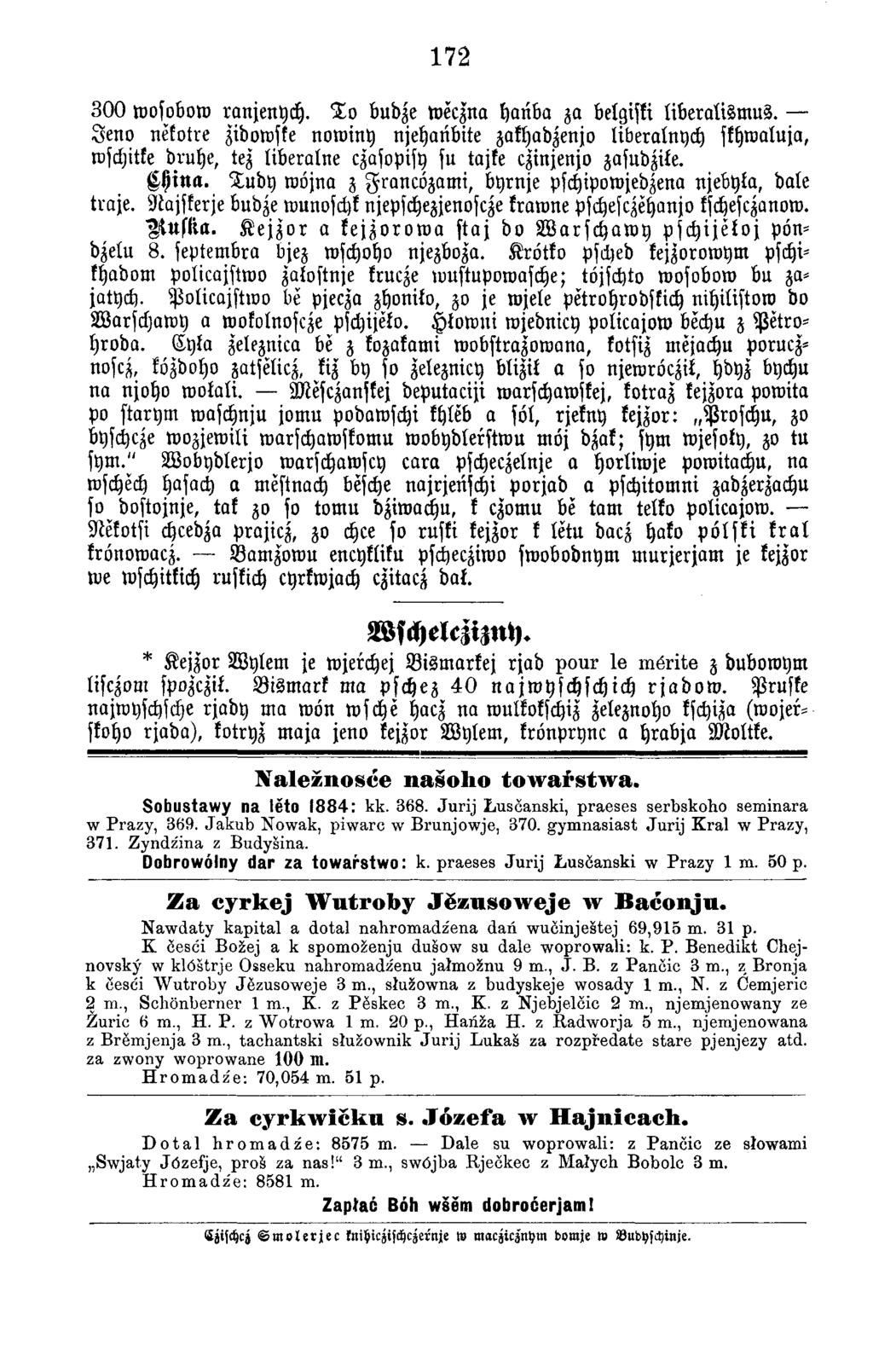 172 3 0 0 w osobow ranjenych. T o budze w eczna h an b a za belgiski lib e ra lism u s.