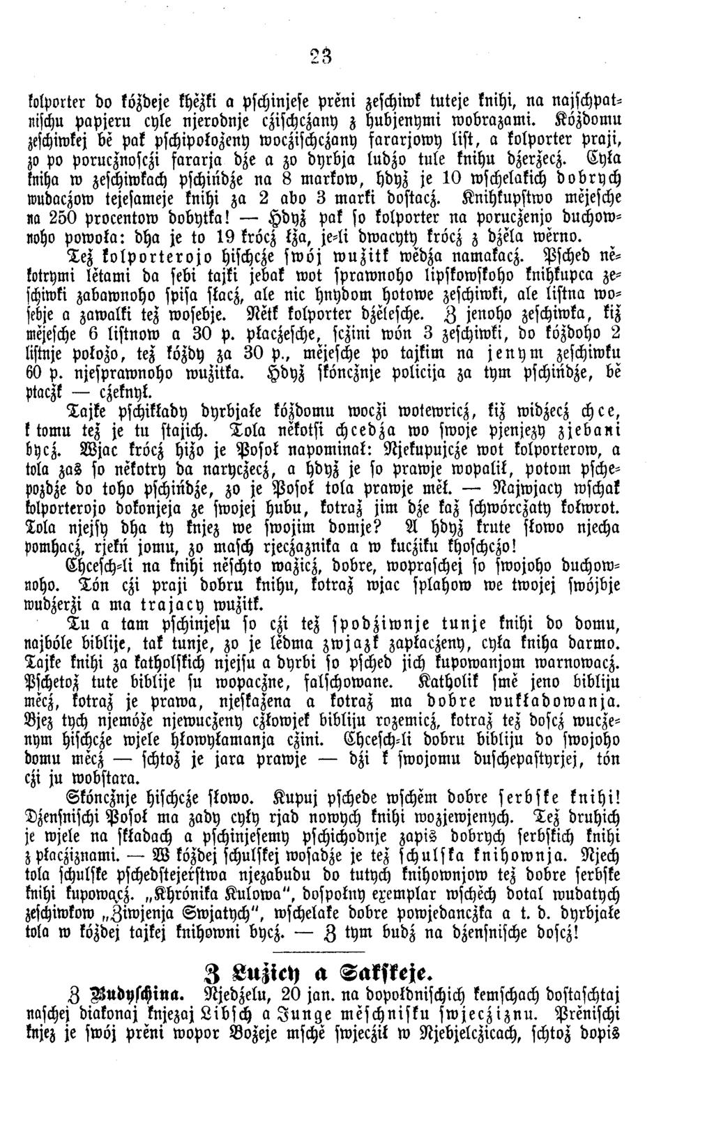 kolporter do közdeje khezki a pschinjese p re n i zeschiwk tuteje knihi, n a najschpatnischu p a p je ru cyle njero d n je czischczany z h u b jen y m i w o b ra zam i.