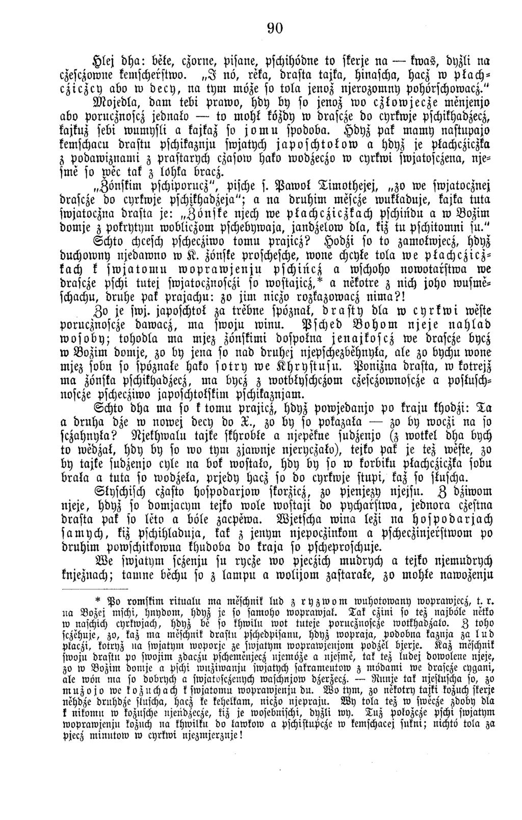 90 H lej d h a : bete, czorue, pisane, pschihödne to skerje n a kw as, dyzli n a czesczowne kemscherstwo.