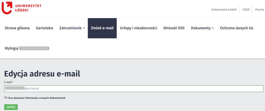 Szczegółowe opisy kolejnych etapów jakie występują w obiegu elektronicznym oraz mieszanym dla poszczególnych dokumentów delegacji znajdują się oddzielnie na początku opisujących je instrukcji.