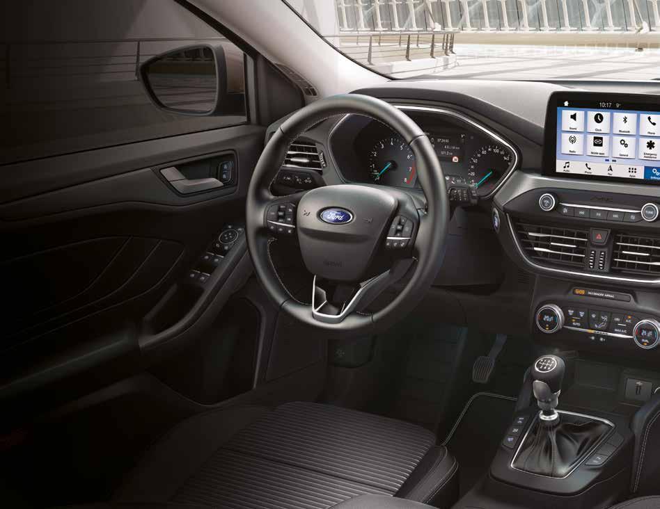 Android Auto Korzystaj z Google Maps TM oraz słuchaj muzyki poprzez aplikację Apple Car Play Używaji Siri, korzystaj z Apple Maps TM, Google Maps TM oraz serwisu AppleMusic Ford SYNC 3 Obsługuj