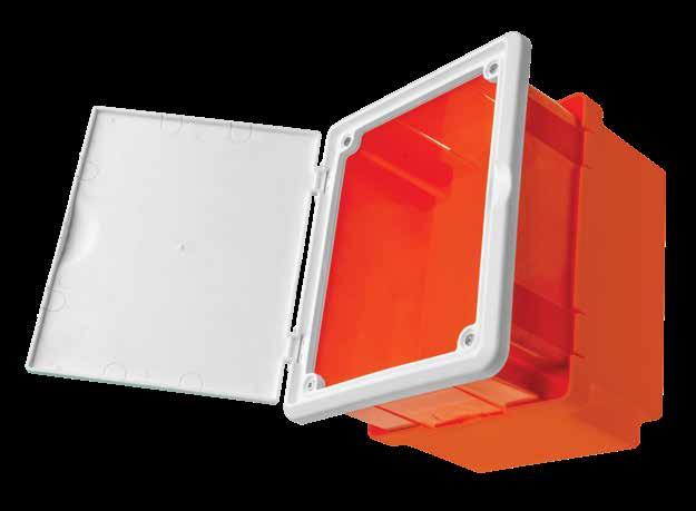 This advantage is especially useful in case of wall with thermal insulations. Mounting box is possible even in walls with 14,5 cm thick insulations.