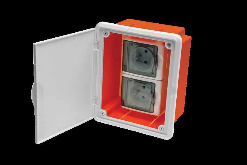 Puszka do złącza odgromowego ox for grounding connector Puszka do złącza odgromowego z drzwiczkami ox for grounding connector with door Wiele nowych