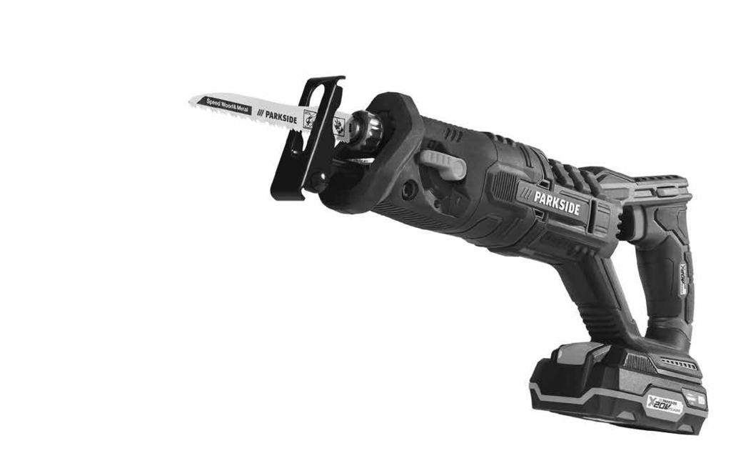 CORDLESS SABRE SAW AKUMULATOROWA PIŁA SZABLASTA Tłumaczenie oryginalnej instrukcji obsługi AKUMULIATORINIS
