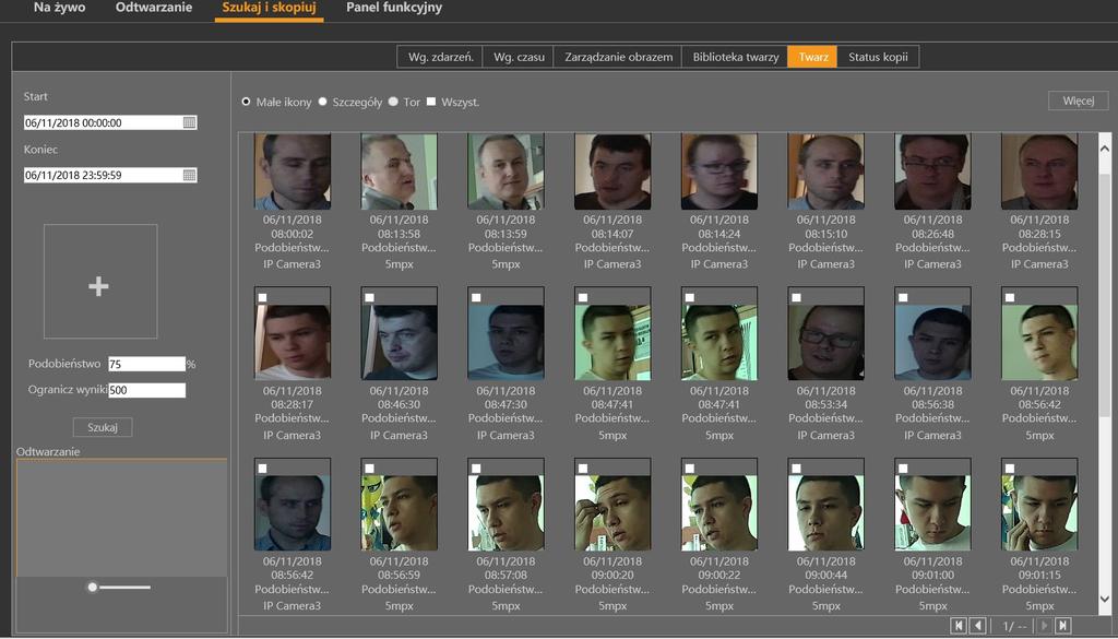 2.3. Zarządzanie przez interfejs web rejestratora 2.3.1.