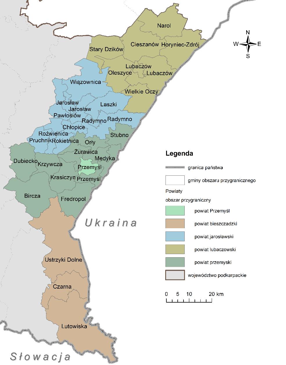 1. WSTĘP Stan środowiska na obszarze przygranicznym z Ukrainą przedstawiony został przede wszystkim w oparciu o dane pozyskane w ramach realizacji zadań Państwowego monitoringu środowiska (PMŚ) w