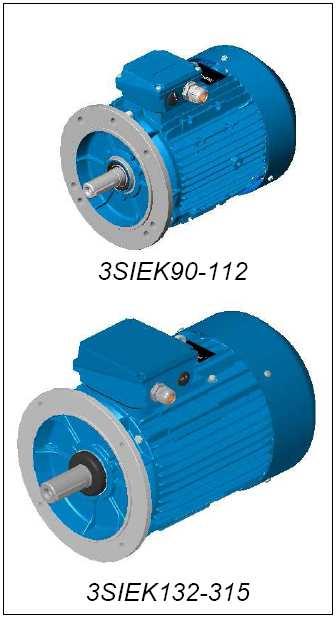 Wymiary silników kołnierzowych B5 Dimensions for flange-mounted motors B5 S Type of motor D E F GA AC HB L LA M N P T Ø holes 3SIEK90S2,4,6,L2 24 50 8 27 200 148 331 8 165 130 200 3,5 12 4