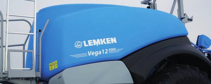 Podwozie Zbiornik Wytrzymałe podwozie opryskiwacza Vega zostało zaprojektowane pod