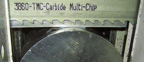 Cennik pił taśmowych do cięcia stali 3860-Carbide TCD (węglik) Carbide TCD (węglik) - szlifowana, węglikowa, z zębem trapezowym, sekwencyjnym, nierozwiedzionym.
