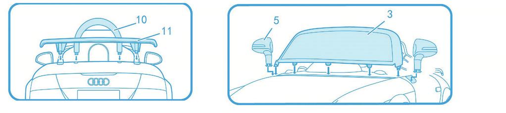 Wtyczka Podłącz wtyczkę kierownicy (element 4) do gniazdka wewnątrz otworu w konstrukcji auta, a potem podłączoną wtyczkę włóż do środka.