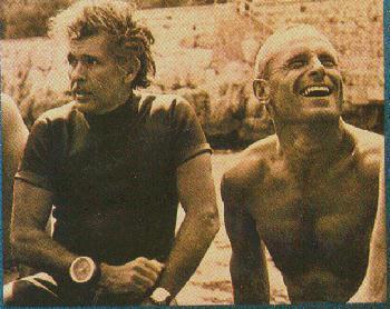 Jacques Mayol i Enzo Maiorca, bohaterowie filmu Le Grande Bleu