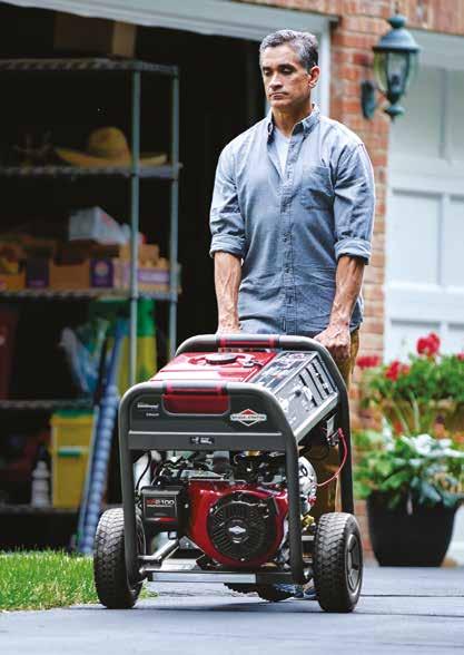 Moc dla większej wygody Seria agregatów Elite firmy Briggs & Stratton