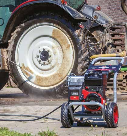 ograniczona gwarancja silnika Silnik Briggs & Stratton Serii 2100. Dostępny w myjce ciśnieniowej Elite 4000.