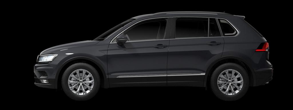 Oferta dla Ciebie Oto, jak będzie wyglądał Twój nowy Volkswagen Tiguan Comfortline Wnętrze: Tapicerka czarna Lakier: Szary "Urano" uniwersalny Silnik: 1.