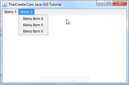 JMenu jak działa?