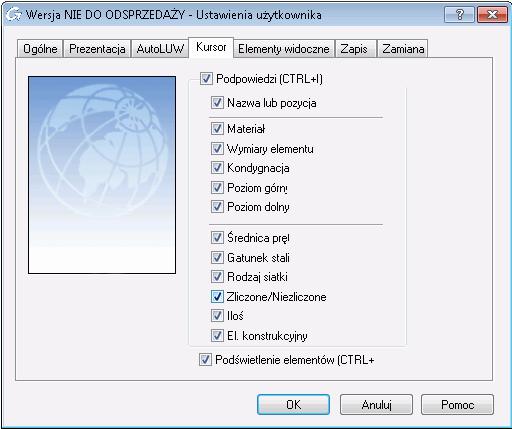 Poprawa działania funkcji "Podpowiedzi i podświetlenie". Przełączanie pomiędzy różnymi trybami podpowiedzi i podświetlenia za pomocą skrótu "CTRL + I" działa poprawnie.