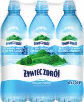 TYMBARK MULTIWITAMINA 1 l 3 29 6 -pak 10 Woda mineralna WIELKA PIENIAWA 0,33 l
