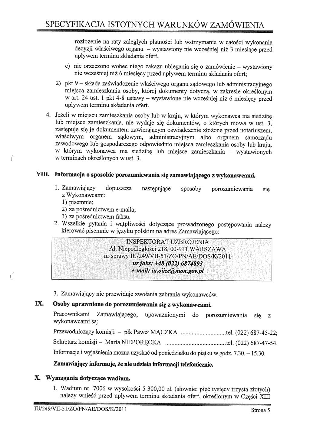 wystawony wystawone SPECYFIKACJA ISTOTNYCH WARUNKÓW ZAMÓWIENJA rozłożene na raty zaległych płatnośc lub wstrzymane w całośc wykonana nc wcześnej nż 3 mesące przed upływem termnu składana ofert,