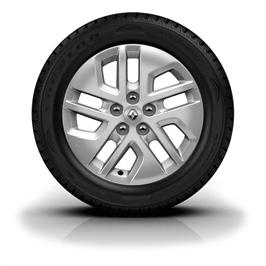 Obręcze kół Tapicerki Aluminiowe obręcze kół 17 Cyclade Aluminiowe obręcze kół 17 Cyclade z diamentowym połyskiem Tapicerka Java w kolorze szarym Platine