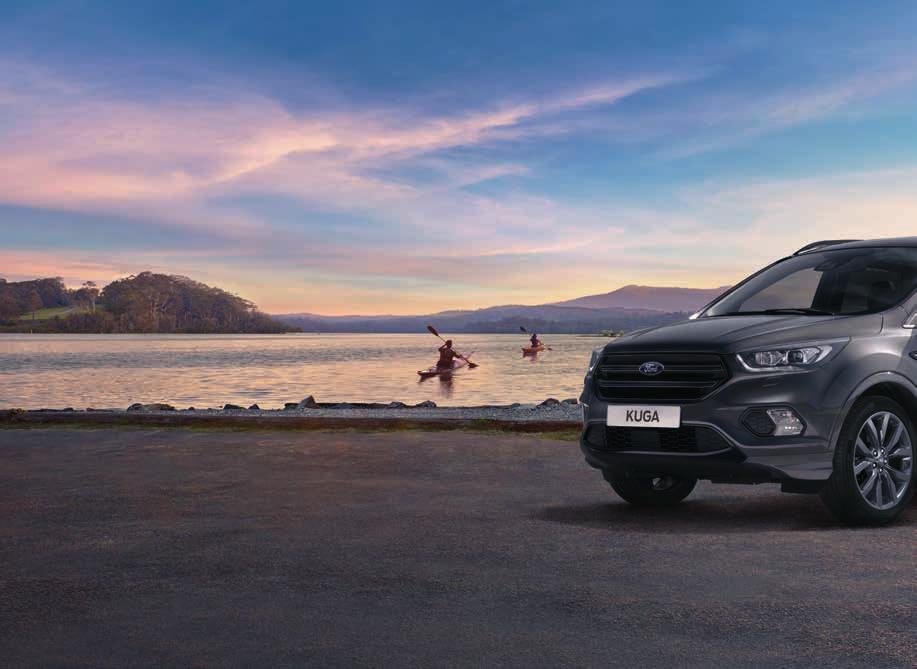 Okazja się nasuva Ford Kuga Gwarancja i Ford Protect * Wyliczenie dotyczy Forda Kuga ST-Line 2.0 TDCi - 180KM, PowerShift, AWD.