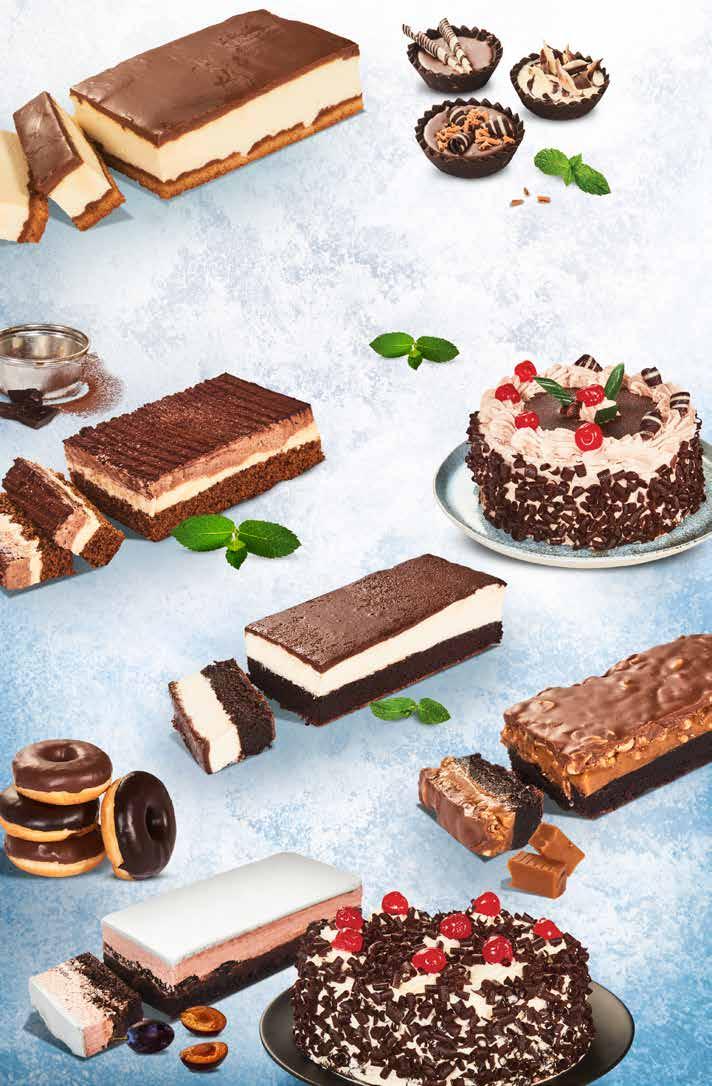 15 kg SERNIK Z POLEWĄ CZEKOLADOWĄ cena za 100 g 1,60 zł 24 kg CIASTO KASZMIR cena za 100 g 2,50 zł 26 kg TORT CZEKOLADOWY cena za 100 g 2,70 zł 2 TARTY CZEKOLADOWE 70 g, różne rodzaje cena za 100 g