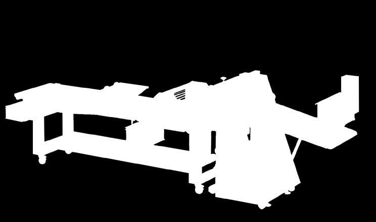 LINIE AUTOMATYCZNE DO CROISSANTÓW wycinanie form z wstęgi ciasta francuskiego i formowanie croissantów inox Moduły funkcjonalne sekcja