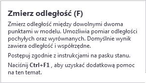 Opcje stają się dostępne po kliknięciu nazwy polecenia: Aktywowanie polecenia, które ma być użyte Sprawdź, którego polecenia potrzebujesz w bieżącym zadaniu, jeśli nie masz pewności Kliknij polecenie
