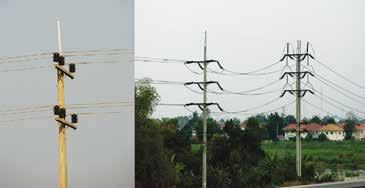 ELEKTROENERGETYKA Jak wynika z powyższego rysunku, dla izolacji typu transformatorowego (przykład dotyczy izolacji jarzmowej) biegunowość napięcia stałego nie odgrywa większej roli.