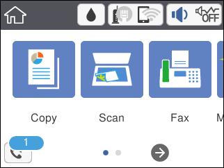 Faksowanie Zapisywanie odebranych faksów w skrzynce odbiorczej Możliwe jest zapisanie odebranych faksów w skrzynce odbiorczej drukarki.można zapisać do 100 dokumentów.