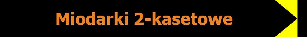 ręcznym Miodarka 2-kasetowa z napędem ręcznym i elektrycznym Miodarka 2-kasetowa z napędem elektrycznym średnica: 525 mm