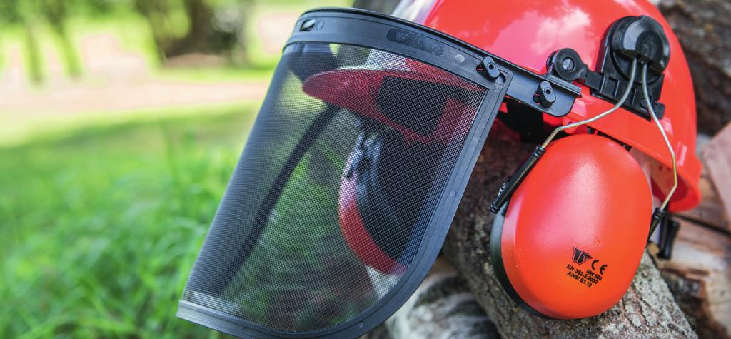 CZAS NA LAS Kask ochronny dla pilarza CLASSIC Nr artykułu: 524700 Designed by 3M, materiał: HDPE,