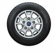 Obręcze kół i opcje SVO Obręcze kół i ogumienie AMBIENTE TREND LIMITED 15 obręcze stalowe z oponami 215/65 R15 Standard tylko w seriach 290 i 310, niedostępne w wersjach z automatyczną skrzynią
