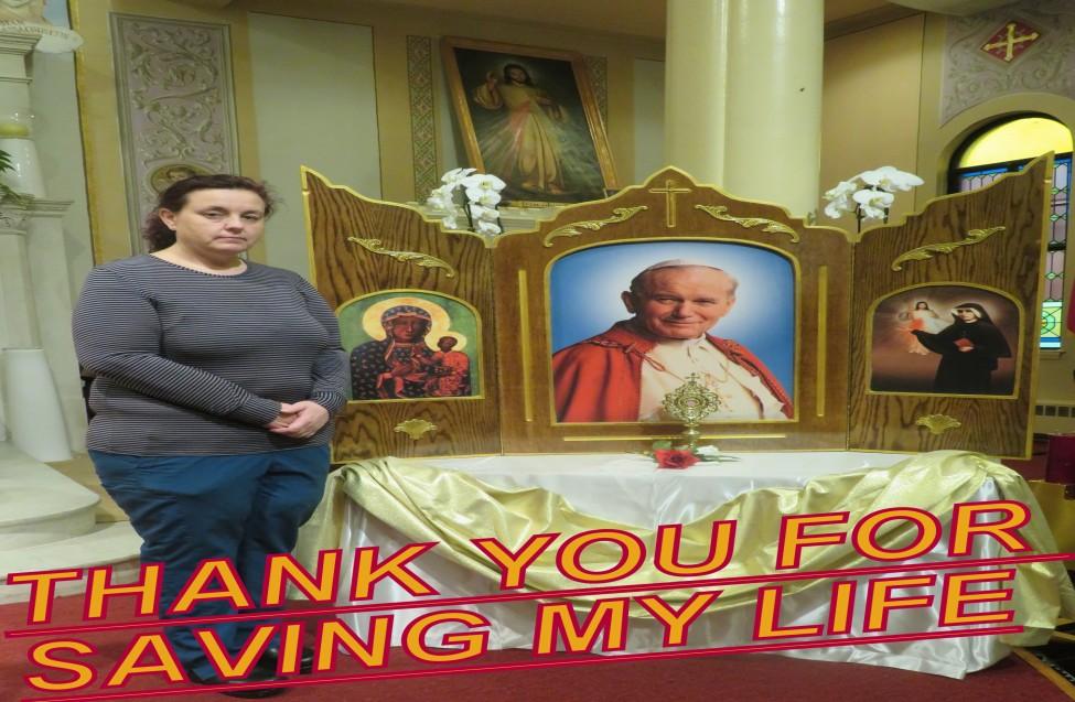It was Cardinal Karol Wojtyła. He visited our parish with a blessing for children. And now he was elected the Pope " On 25 September 2019 a miracle happened to me! I was rescued from a car accident.