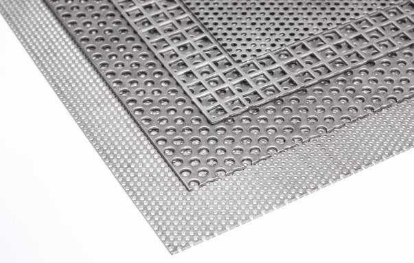 Sita perforowane Oczka okrągłe 0, - 0,0mm układ mijany 60, układ, prosty Oczka wydłużone,0 x 0,0 -,0 x 6,0 mm układ