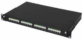 Zaawansowane zarządzanie warstwą fizyczną MIIM Światłowodowy panel MIIM G3 24 porty Duplex LC Światłowodowe panele krosowe MIIM G3 przeznaczone są do stosowania w kompleksowych rozwiązaniach